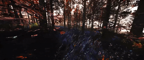 forest woods GIF by quasarwei