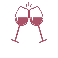 Cheers Sticker by The Vine Room
