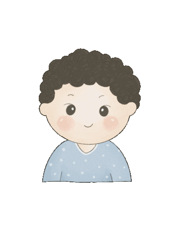 Happy Illustration Sticker