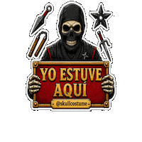 Skull Ninja Sticker