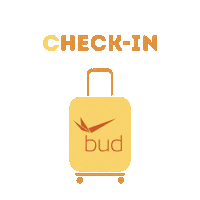 budapestairport utazas check-in budapestairport reptér Sticker