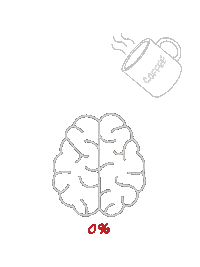 Wake Up Coffee Sticker