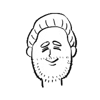 French Smile Sticker