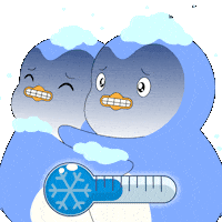 Freezing Cold Weather Sticker by Pudgy Penguins