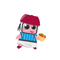 Pita Nicolino Sticker by Nicolaus Tour