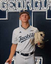 Georgia Tech Baseball GIF by Georgia Tech Yellow Jackets