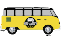 Road Trip Van Sticker by Surf Trip Camp