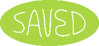Saved Sticker by Slate Church