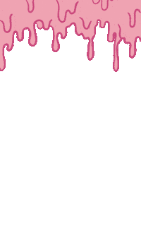 Stuckonbai pink drip stuckonbai Sticker