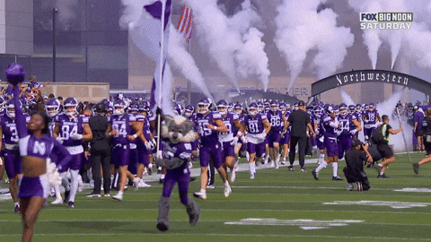 College Football GIF by Northwestern Athletics