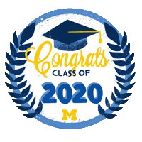 Mgograd2020 Sticker by University of Michigan
