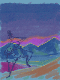 sarahparkerart love nature mood woman GIF