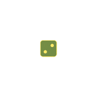 Dice Sticker by Hobbykokken