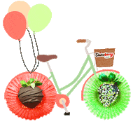 Bike Chocolate Sticker by Foodie Fresh Market