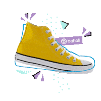 autenticabahall tenis mochila botas sapato Sticker