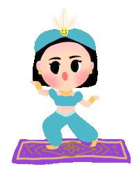 lovegeun dance dancing disney aladdin Sticker