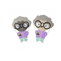 Babygrandma Ptbb Sticker by Glittle Wonderland