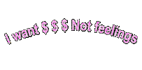 Pink Want Sticker