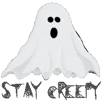Ghost Stay Creepy Sticker