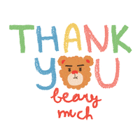 grumpyjohnstore thank you thanks bear small business Sticker