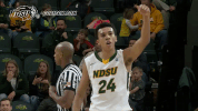 north dakota state basketball GIF by NDSU Athletics