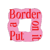 Putaborderonit Sticker by Tiffany Pratt