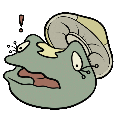 0ritia giphyupload animated frog poppythefrog Sticker