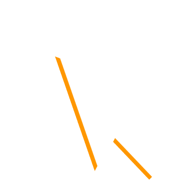 Orange Click Sticker by lastminute.com