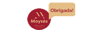 Obrigada Sticker by Moysés Imóveis