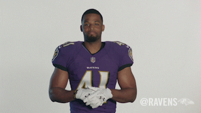 Football Thumbs Up GIF by Baltimore Ravens