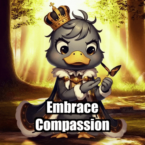 Wisdom Compassion GIF by sirduckbeth