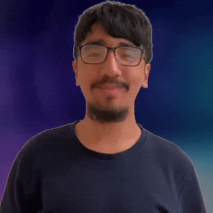 Squinting eyes with tongue