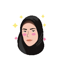 Girl Illustration Sticker