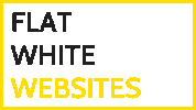 flatwhitewebsites websites flat white websites Sticker