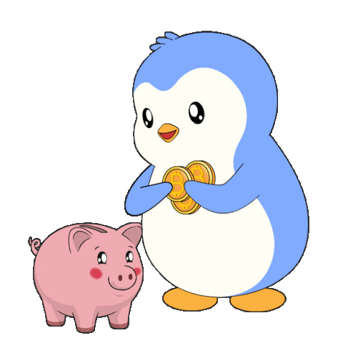 Money Saving Sticker by Pudgy Penguins