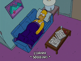 homer simpson crying GIF