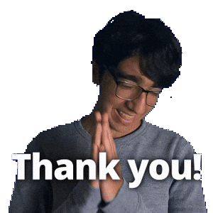 Thanks A Million Thank You Sticker