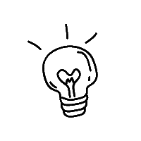 Idea Lightbulb Sticker by MPVormgever