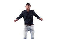 Brambechtold dance party singer hands up Sticker