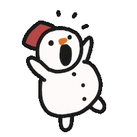 Snow Wow Sticker by BayaBaya._.club