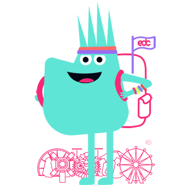 Happy Edc Las Vegas Sticker by Insomniac Events