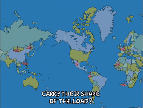 Episode 17 Map GIF by The Simpsons