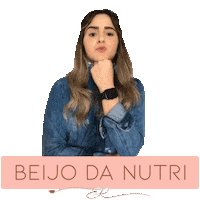 estelaribeironutri beijo amei nutri nutricionista Sticker