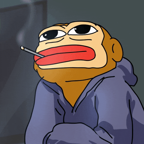 Chill Smoking GIF by Ponke
