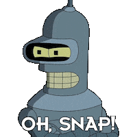 Robot Futurama Sticker by HULU