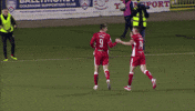 Celebration Hug GIF by Cliftonville Football Club