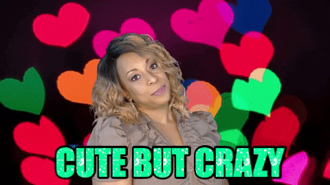 ComedianHollyLogan giphygifmaker woman crazy comic GIF