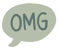 Oh My God Wow Sticker