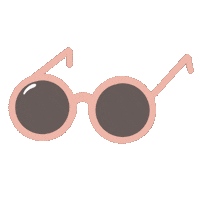 Pink Sunglasses Sticker