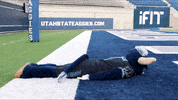 Awkward Big Blue GIF by Utah State University